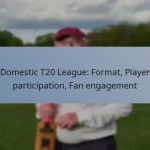 Domestic T20 League: Format, Player participation, Fan engagement
