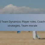 ODI Team Dynamics: Player roles, Coaching strategies, Team morale