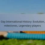 One Day International History: Evolution, Key milestones, Legendary players