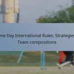 One Day International Rules: Strategies, Team compositions