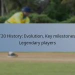 T20 History: Evolution, Key milestones, Legendary players