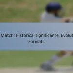 T20 Match: Historical significance, Evolution, Formats