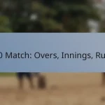 T20 Match: Overs, Innings, Rules