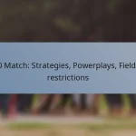 T20 Match: Strategies, Powerplays, Fielding restrictions