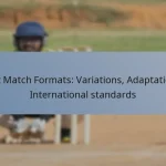 Test Match Formats: Variations, Adaptations, International standards