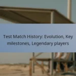 Test Match History: Evolution, Key milestones, Legendary players